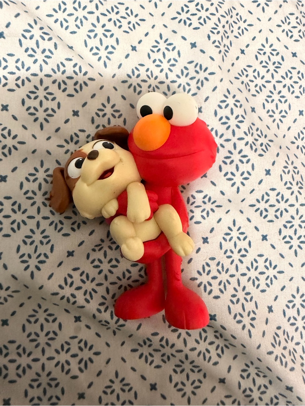 Sesame Street Red Elmo Plush Dog Toy with Orange Nose